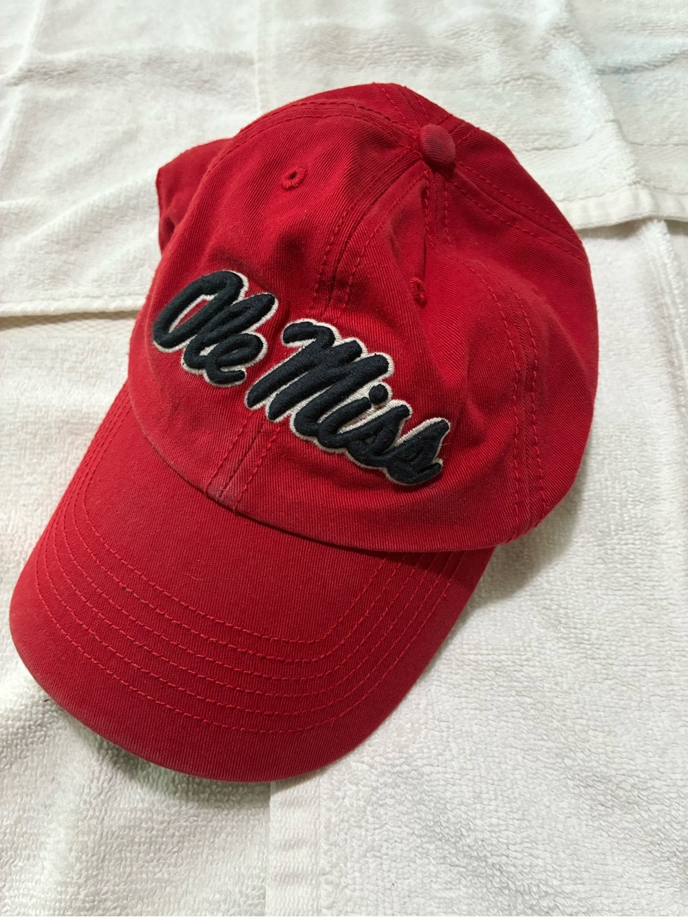 ‘47 Brand Red "Ole Miss" Script Baseball Cap